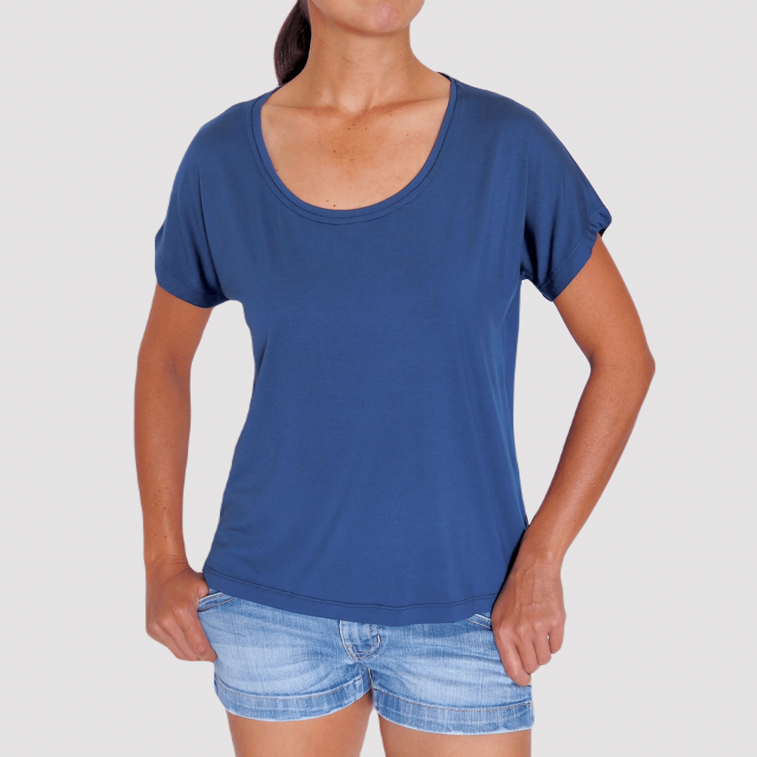 Women’s Bamboo Slouchy T-Shirt - Luxe Range