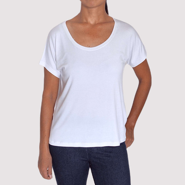 Women’s Bamboo Slouchy T-Shirt - Luxe Range