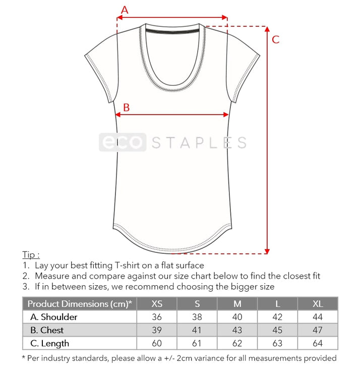 Women’s Bamboo Scoop Neck T-Shirt - Luxe Range