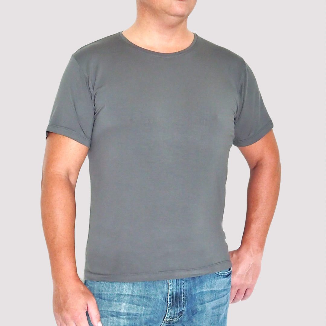 Men’s Bamboo Crew Neck T-Shirt - Luxe Range